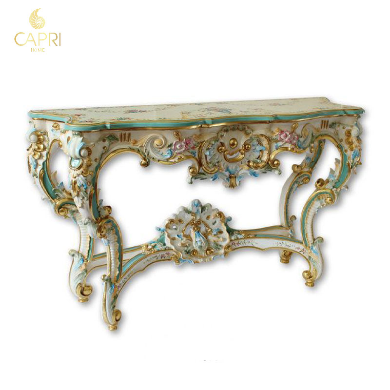 Nội thất Capri Home: "Kệ Trang Trí Cao Cấp MK-0419-01 Queen Anne - QUA020"