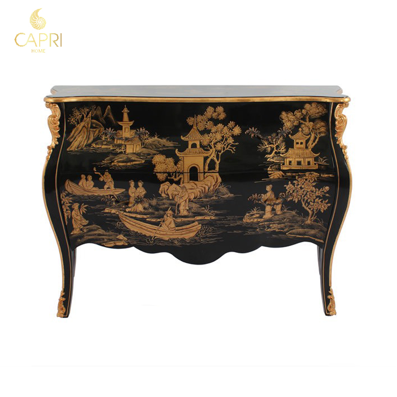 Nội thất Capri Home: "Kệ Trang Trí Cao Cấp MK-0025-02 Queen Anne - QUA002"