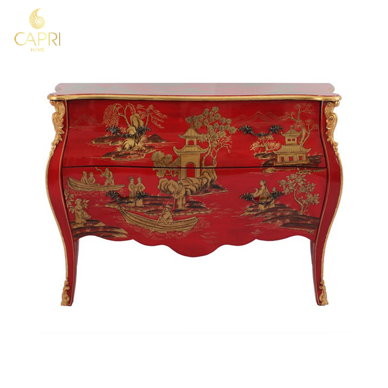 Nội thất Capri Home: "Kệ Trang Trí Cao Cấp MK-0025-04 Queen Anne - QUA004"