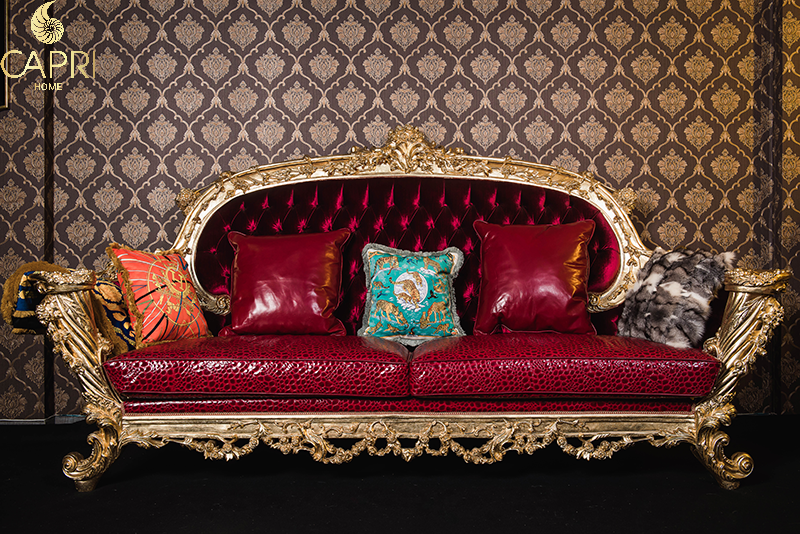 Ghế sofa cao cấp dát vàng