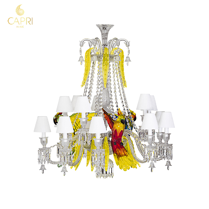 Nội Thất CAPRI HOME: "Đèn Chùm BACCARAT ETRANGE ZENITH MULTICOLORES - ZFB004"