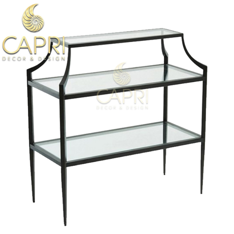 Đồ nội thất cao cấp Capri Home: Kệ trang trí Bình Hành đen